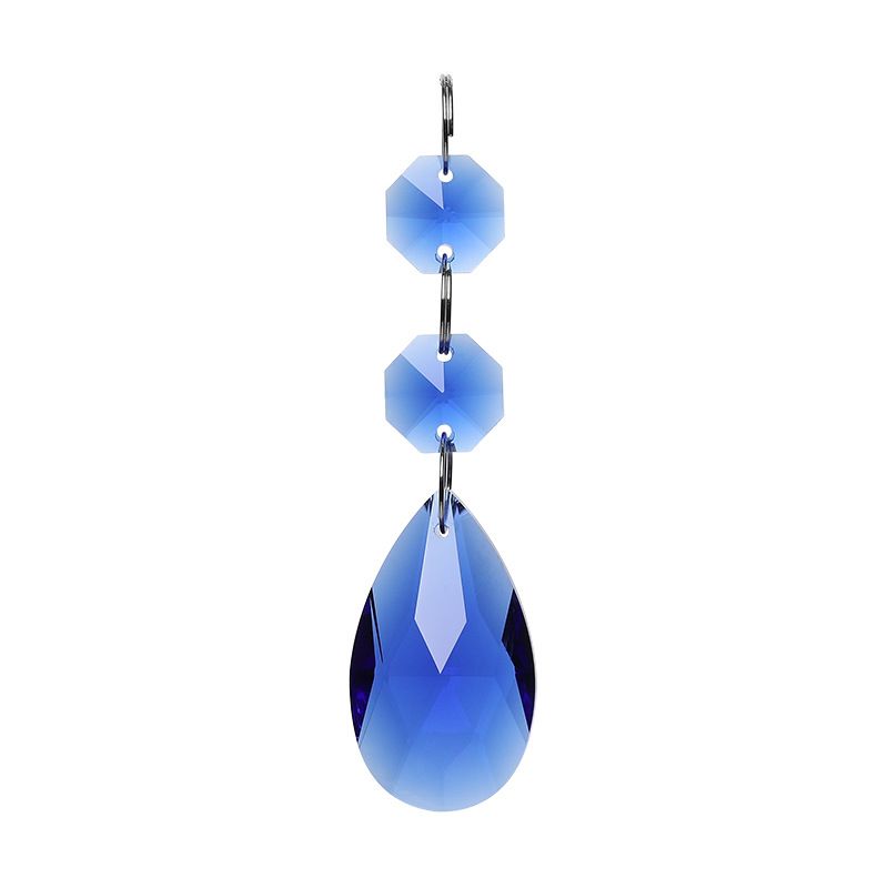 3pcs Teardrop Chandelier Lighting Crystals Pendant Accessories Almond Prism view 5