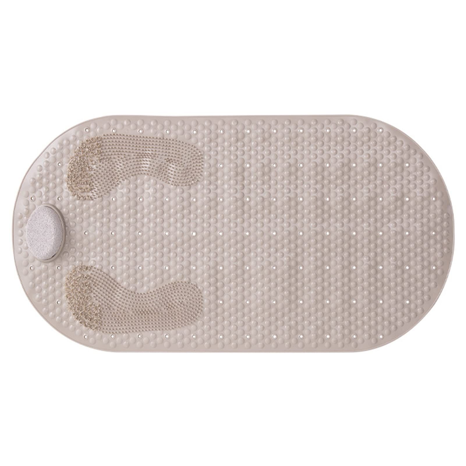Foot Scrubber Shower Mat with Pumice Feet Scrub Stone view 4