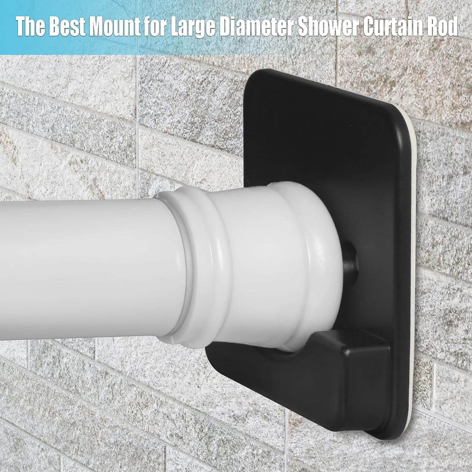 Shower Tension Rod Holders view 5