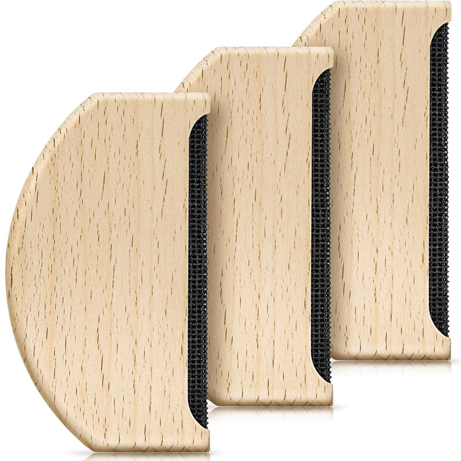 Wooden Pilling Fabric Lint Remover Manual Portable Brush Tool for Anti Pilling
