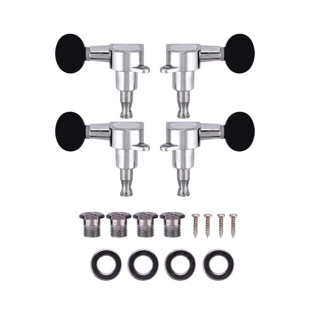 Ukulele Tuning Pegs Zinc Alloy 2R 2L Closed Machine Heads String Tuning Key — image 1