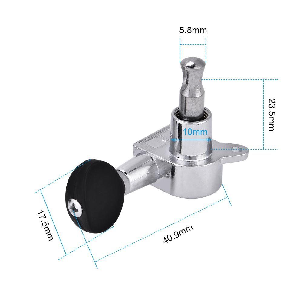 Ukulele Tuning Pegs Zinc Alloy 2R 2L Closed Machine Heads String Tuning Key view 5