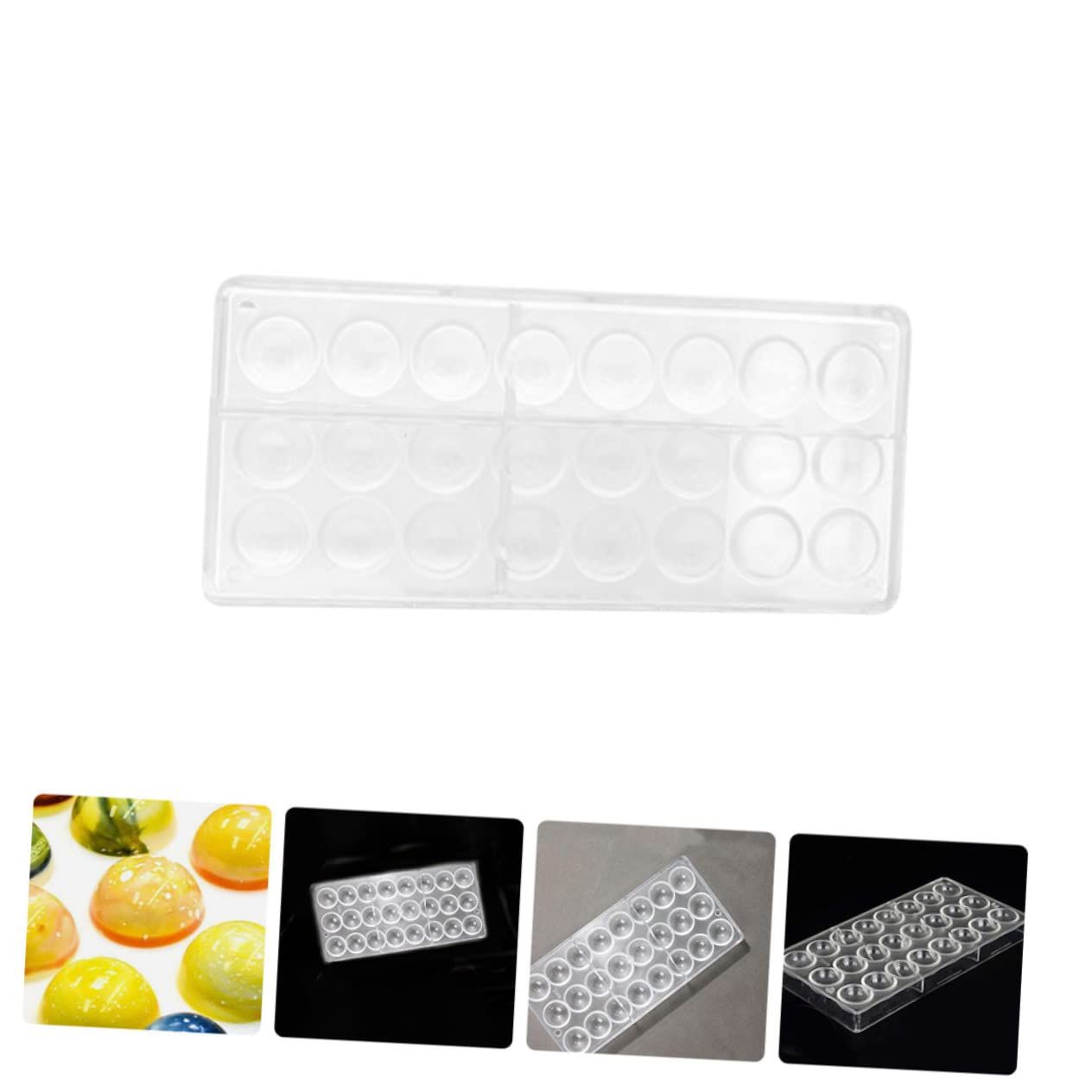 Candy Making Mold, Diamond Clear Polycarbonate Chocolate Mold Jelly Candy view 3