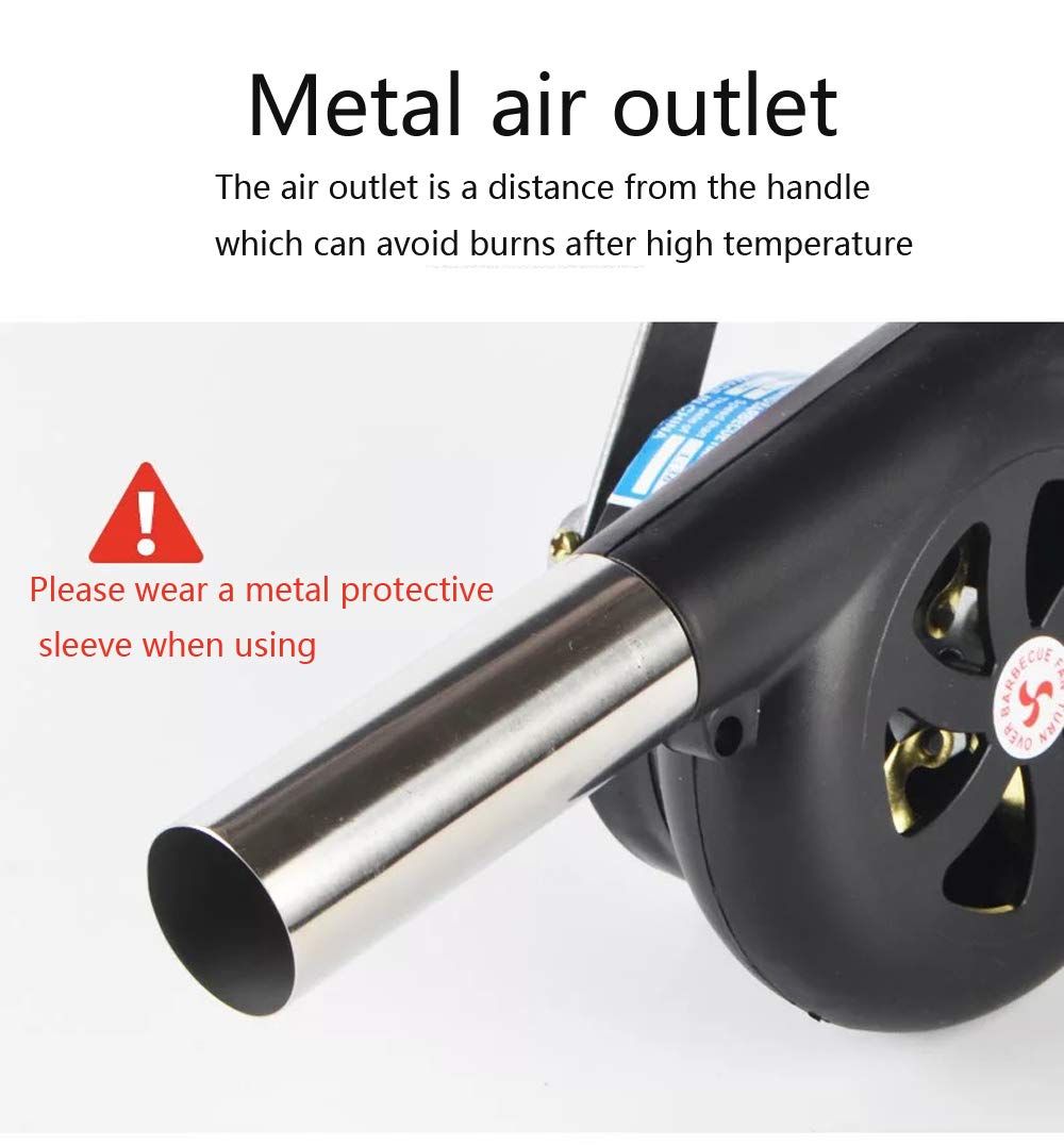 Outdoor Cooking BBQ Fan Air Blower，Hand Crank Blowers， Barbecue Fire Bellows view 5