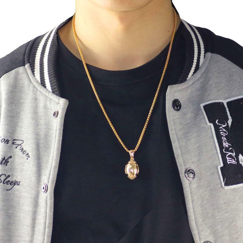 Basketball Football Soccer Pendant Necklace Necklace Sports Hiphop Necklace view 2