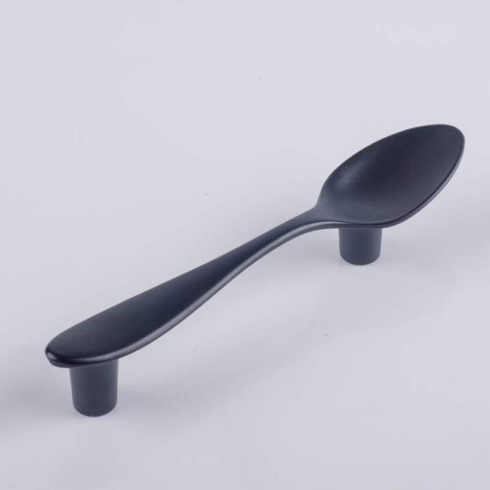 Spoon Tableware Shape Dresser Knobs Drawer Handle Creative Furniture Wardrobe view 5