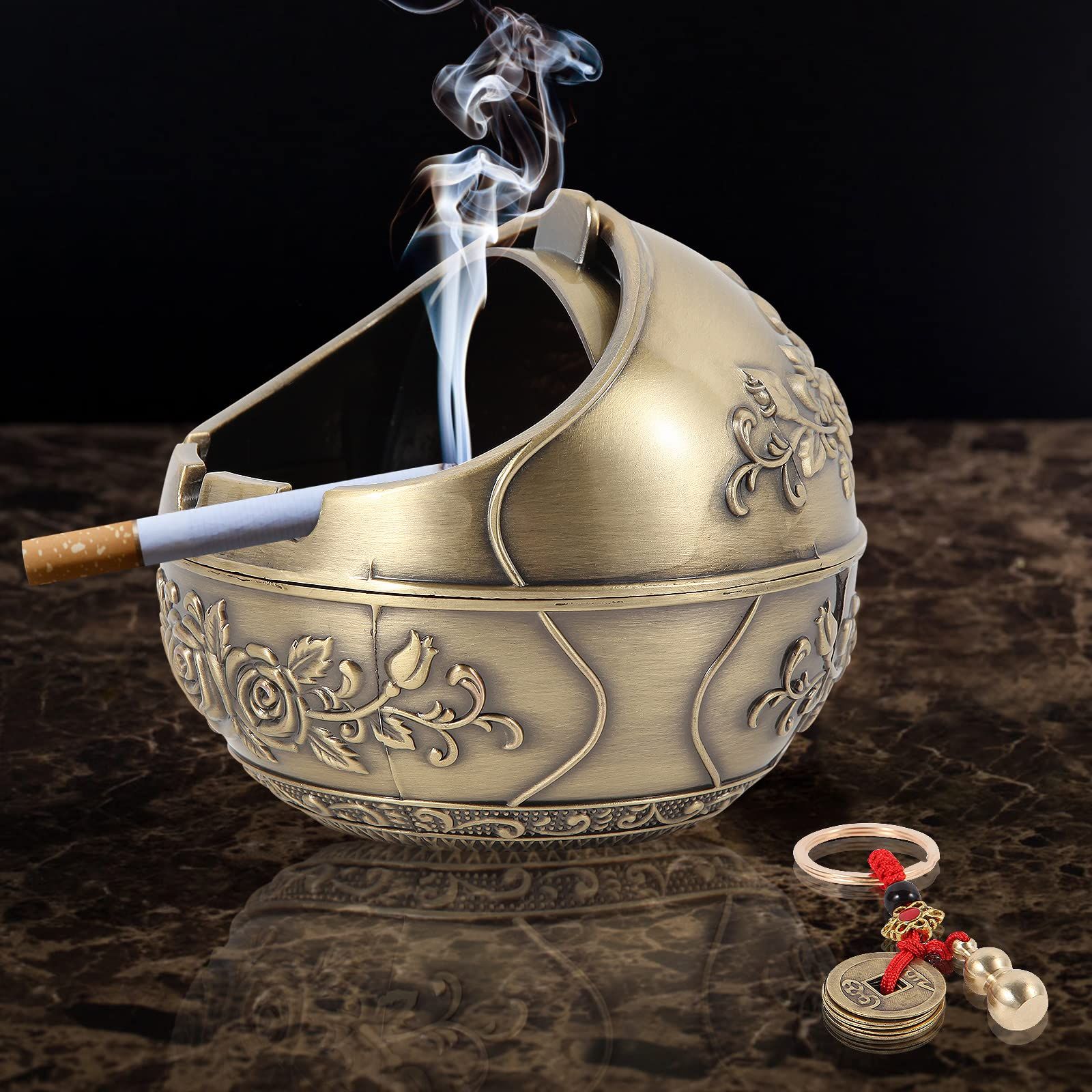 Windproof Ashtray with Lid for Weed view 4
