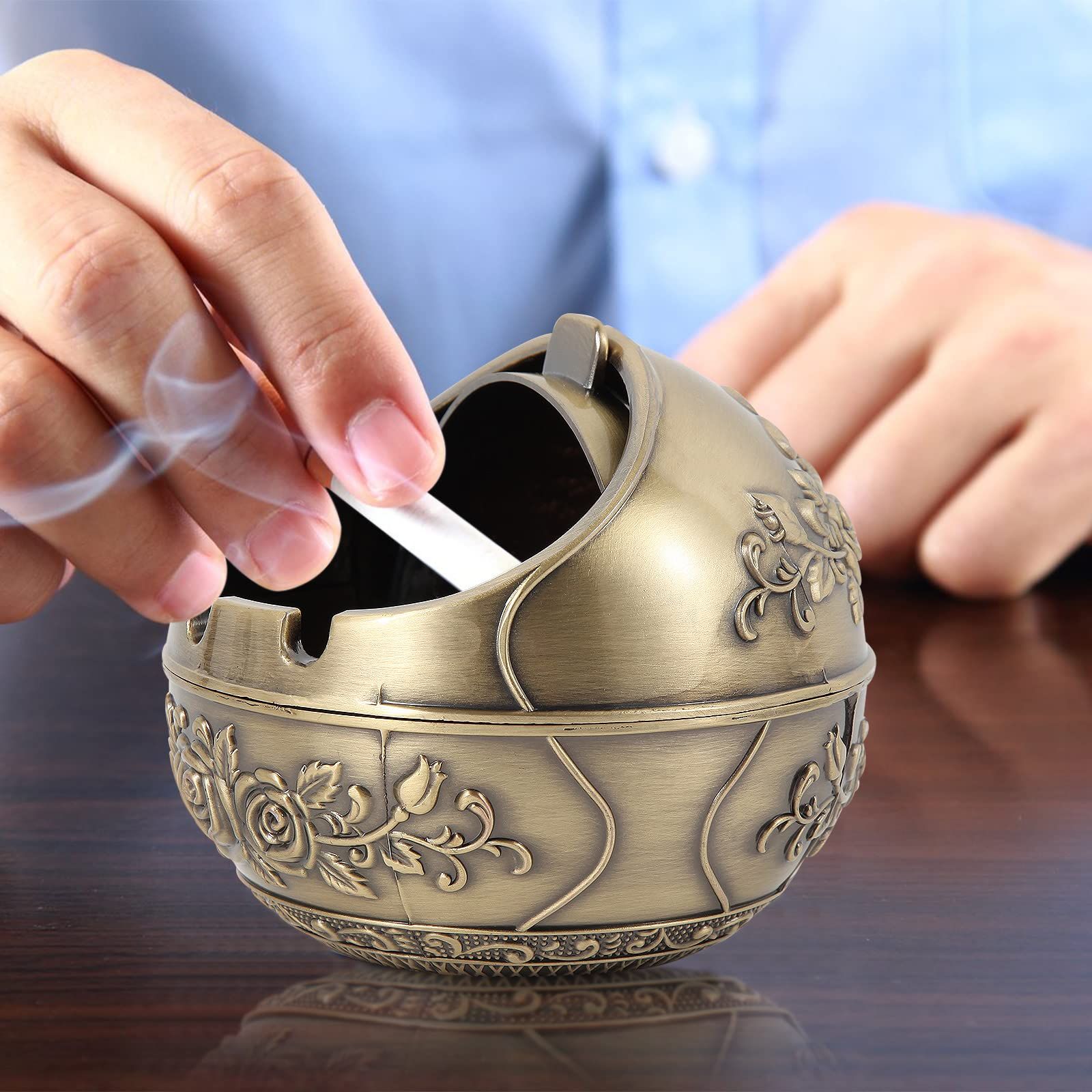 Windproof Ashtray with Lid for Weed view 5