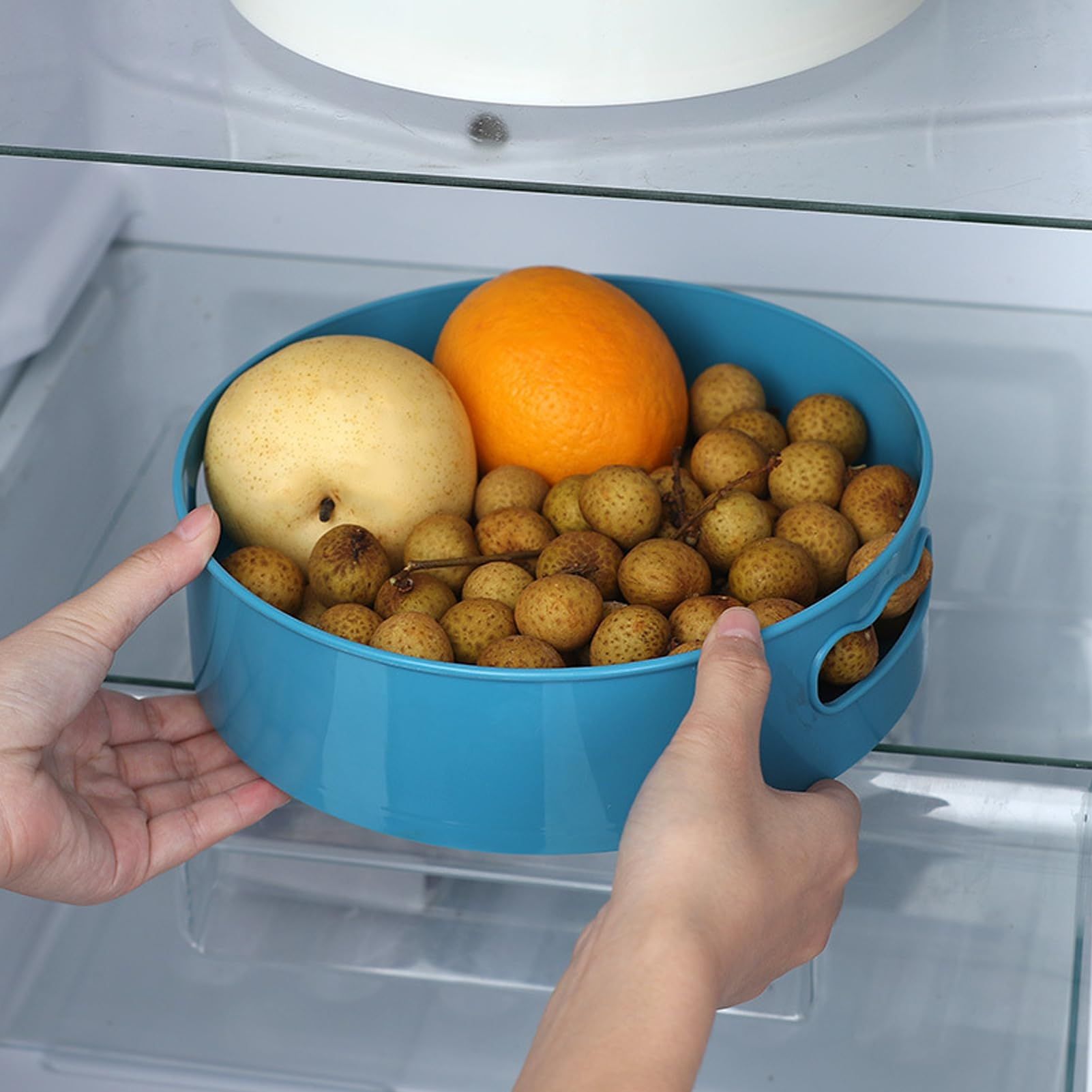 360 Degree Rotating Round Lazy Susans Makeup Organizer for Countertop Pantry view 4