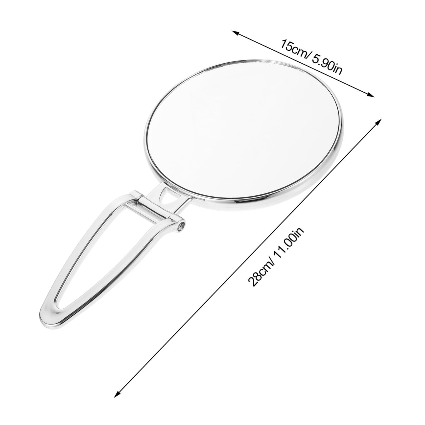 Foldable Beauty Mirror Double Sided Tabletop Mirror Handheld Mirror for Travel view 5