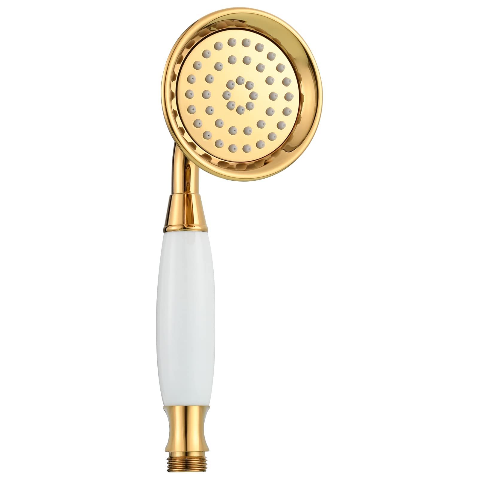 Handheld Showerhead High Pressure Brass Vintage Telephone Shower Head for Bathroom