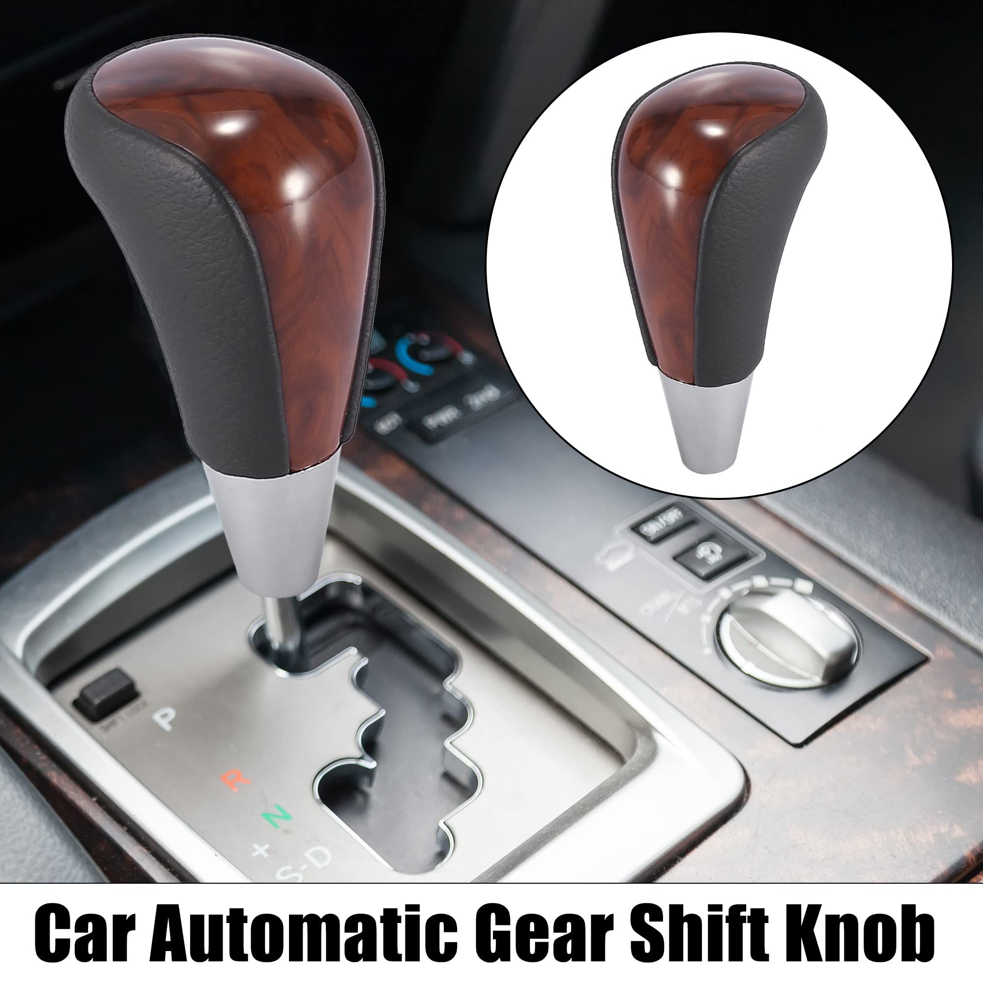 Car Automatic Gear Stick Shift Knob for Black Brown Good Touch Feeling Easy view 3