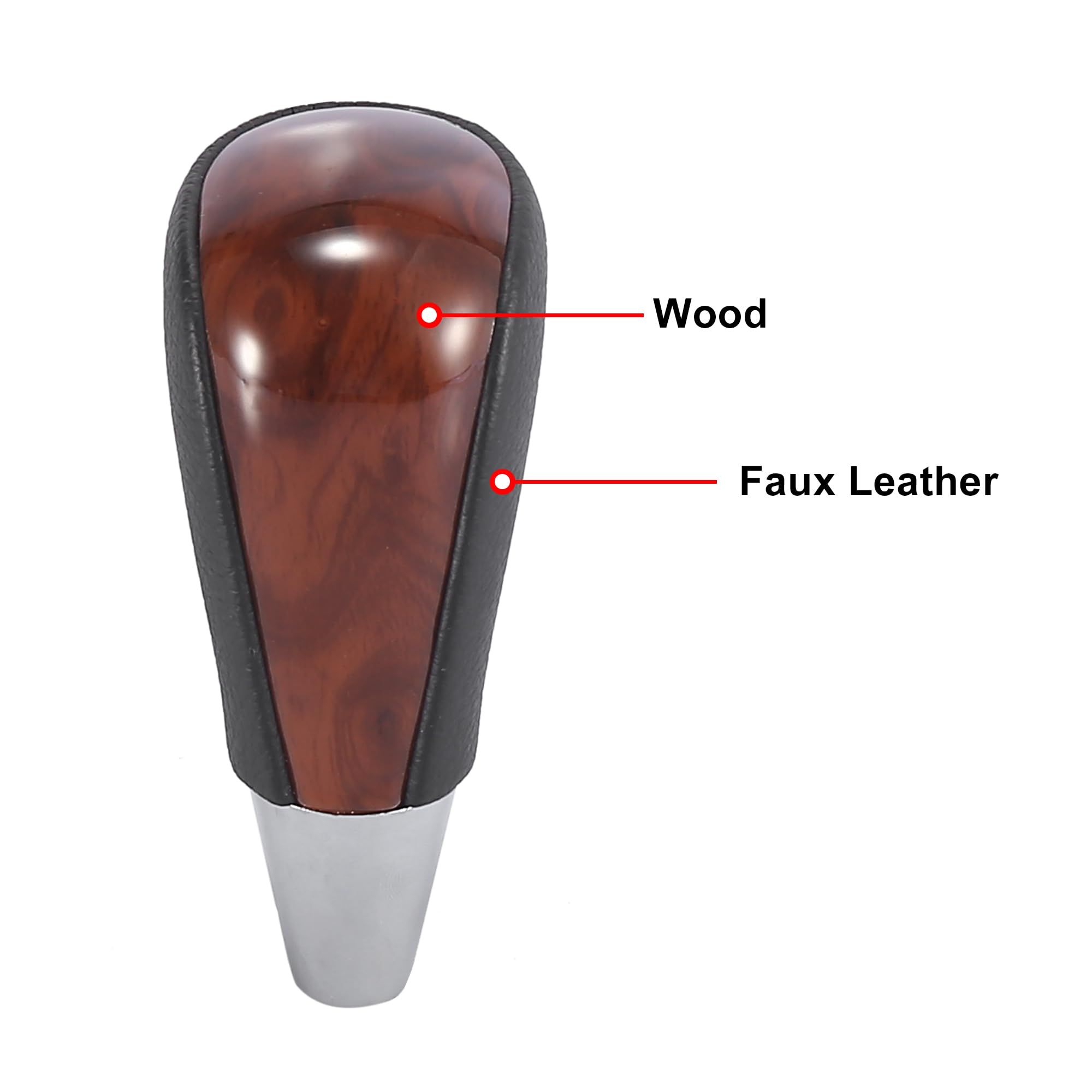 Car Automatic Gear Stick Shift Knob for Black Brown Good Touch Feeling Easy view 4