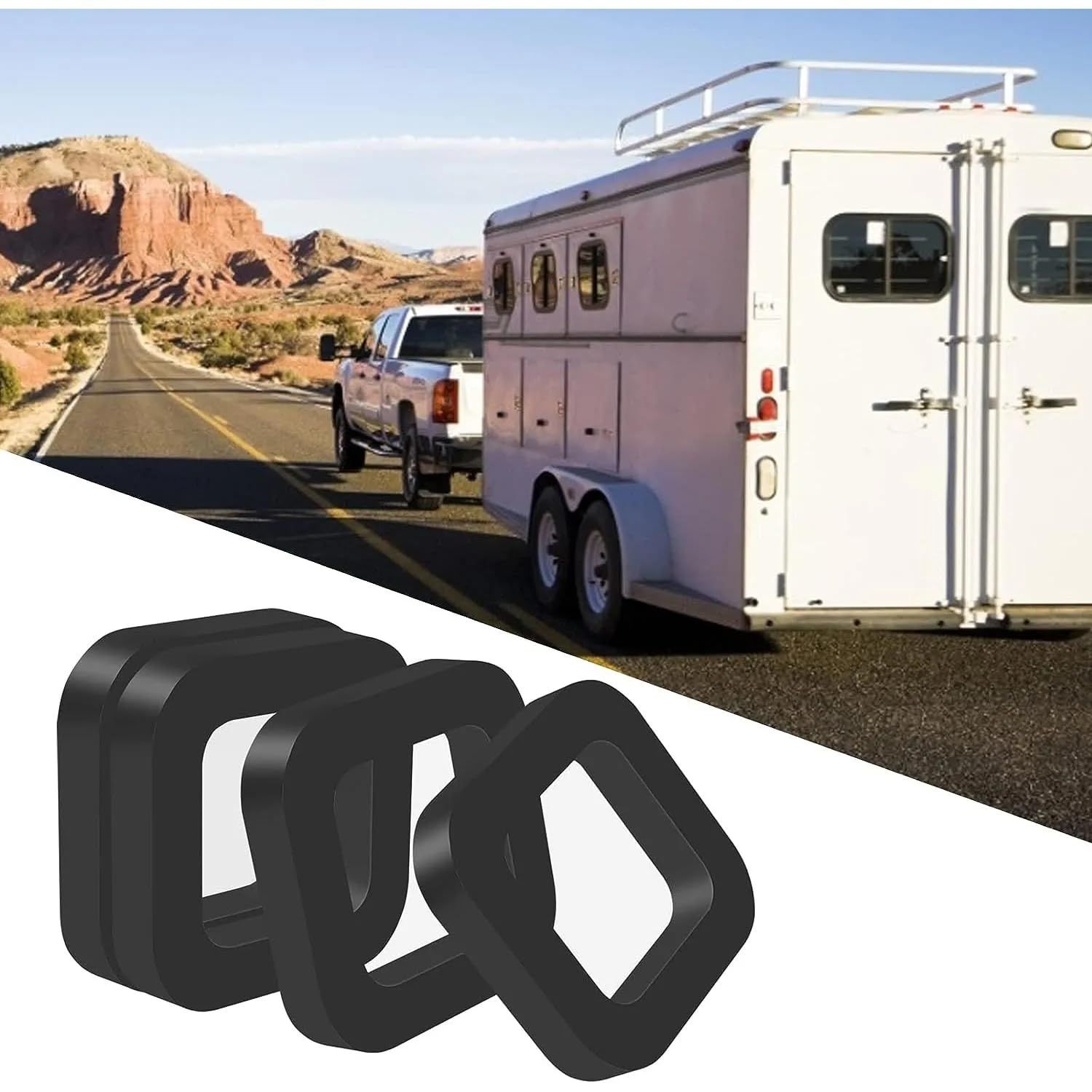 2 Inch Hitch Receiver Silencer Pad view 5