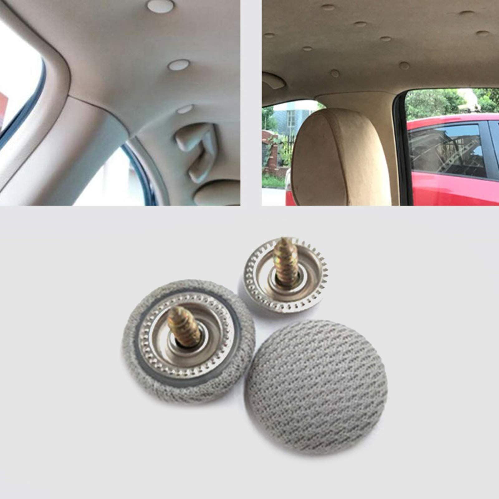 40 Pcs Car Screw, Car Roof Repair Screw, Car Roof Headliner Repair Button view 4