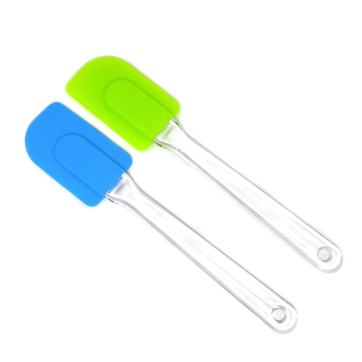 2PCS Silicone Baking Spatulas Butter Cake Cream Batter Baking Scrapers for