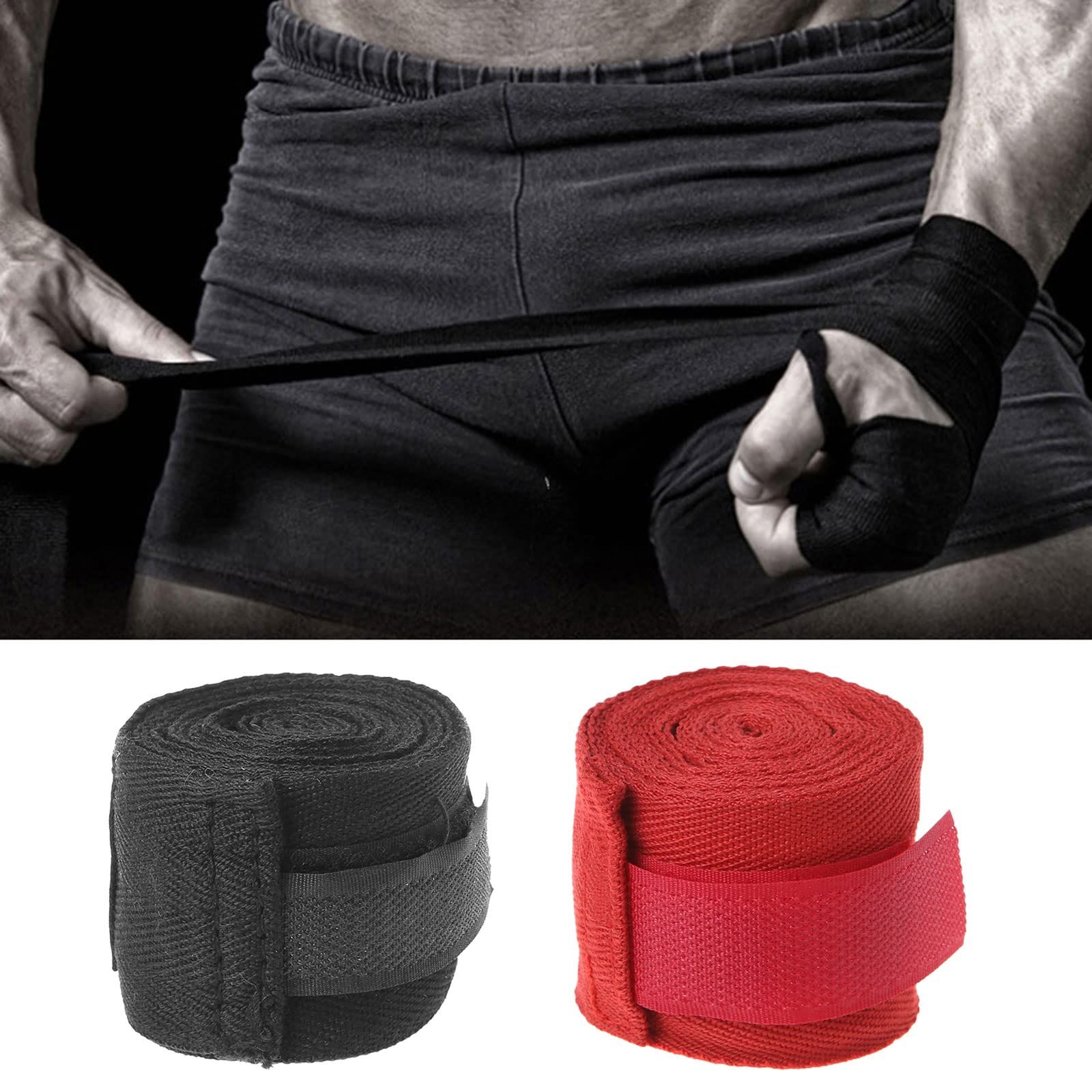 2 Roll of Cotton Boxing Bandage Wrist Wraps Combat Protect Boxing Sport view 3