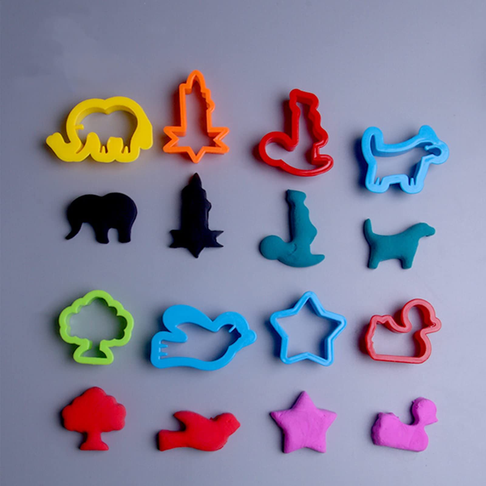 26 Pieces Play Dough Tools Playdough Accessories Set Various Plastic Molds view 2
