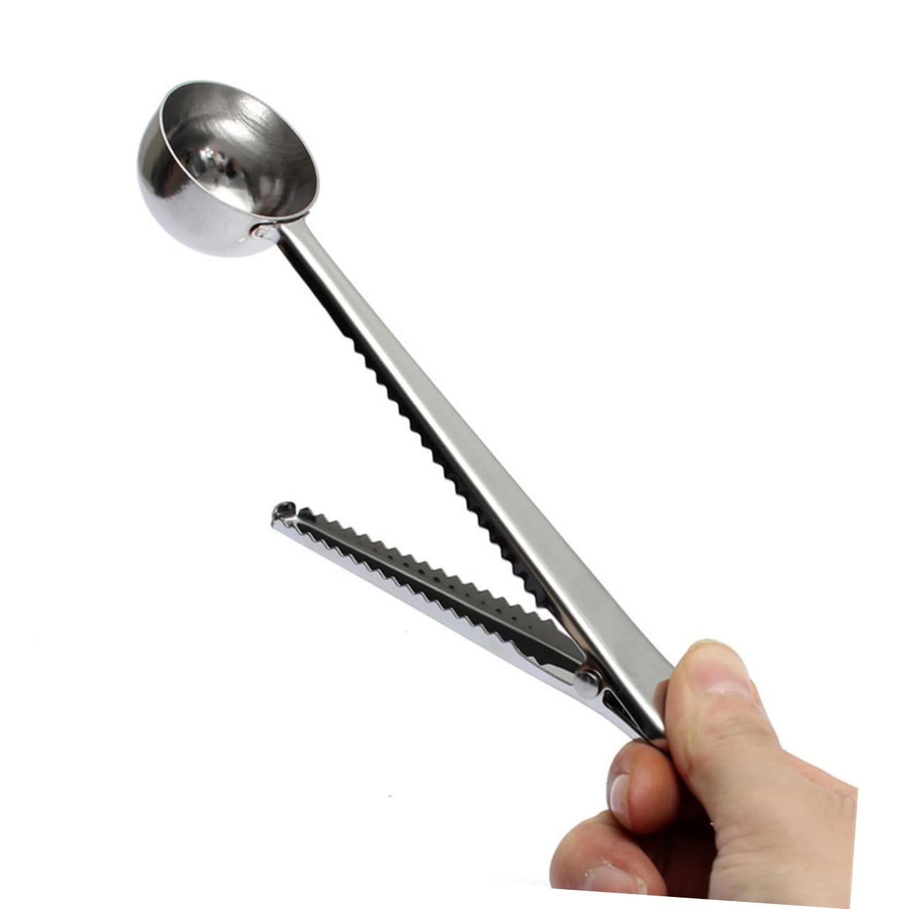 Coffee Scoop Clip Stainless Steel Tablespoon Coffee Spoon With long handle view 5