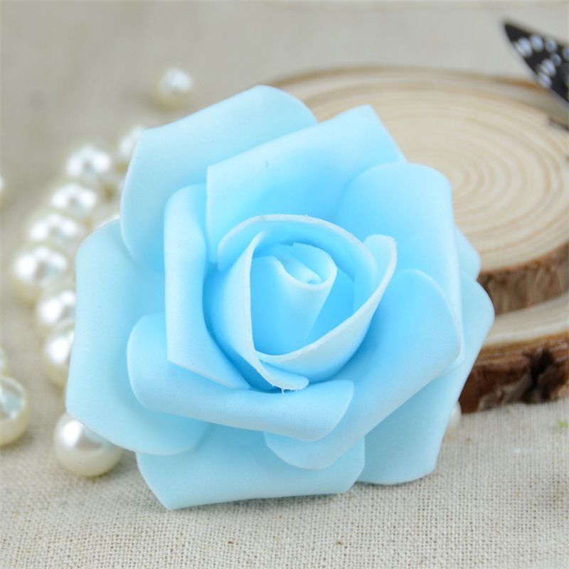 4 Pcs Big Size Real Touch Artificial Rose Head view 5