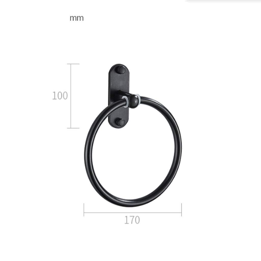 Towel Rings,Exemption Drill Hole Towel Rings,Towel Hanger Rings for Bathroom view 2