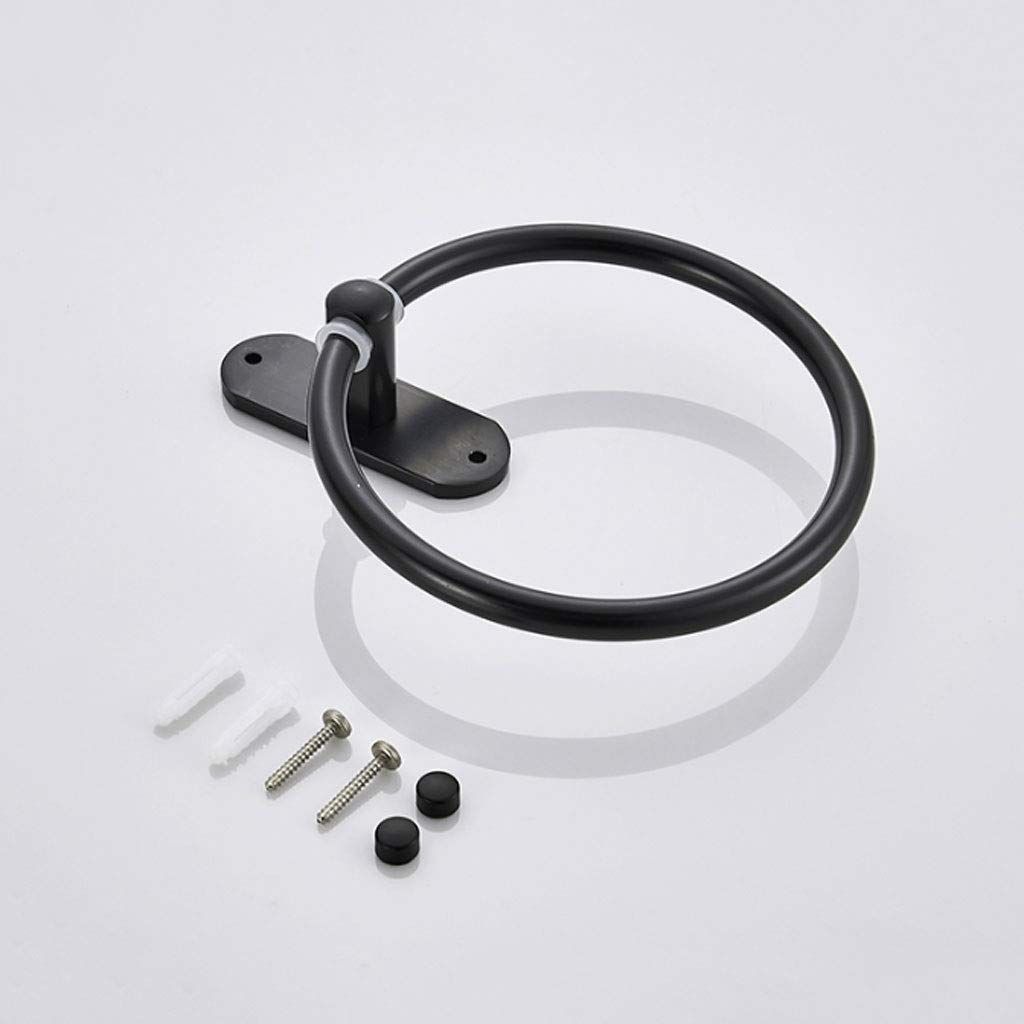 Towel Rings,Exemption Drill Hole Towel Rings,Towel Hanger Rings for Bathroom view 5