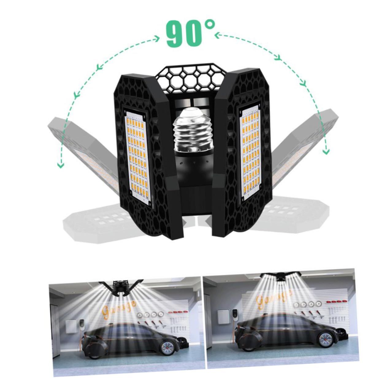 Motion Folding Light Garage Lamps Outdoor Security Lights Led Work Light Led view 2