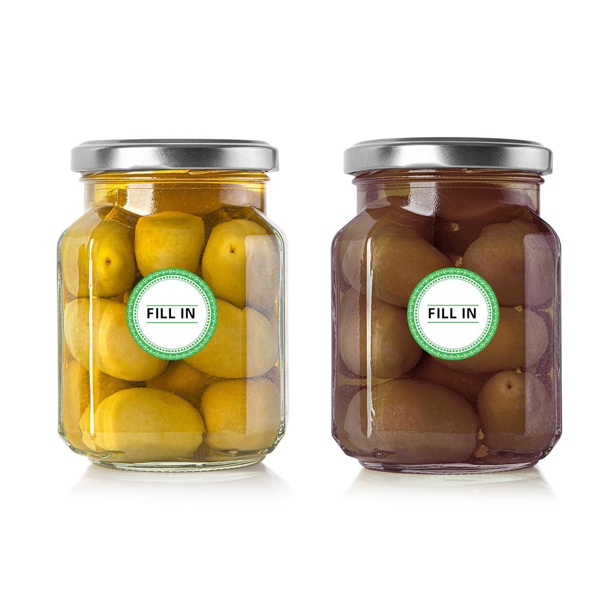 Dissolvable Canning Labels for Jars Circular Dissolvable Food Labels for view 4