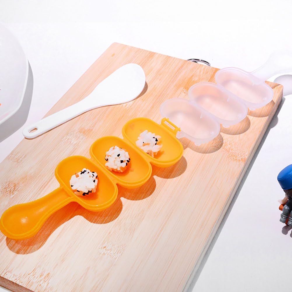 Rice Ball Mold,Rice Ball Shaker, Ball Shaped Kitchen Tools DIY Lunch, Maker view 3