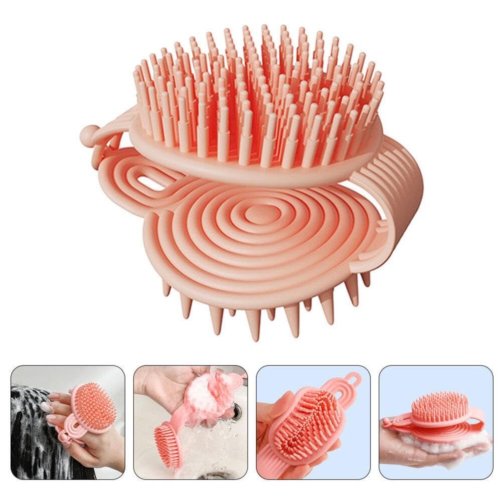 Silicone Washing Head Brush Scalp Massager Shampoo Brush Hair Scalp Scrubber view 4