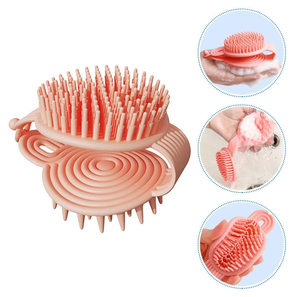 Silicone Washing Head Brush Scalp Massager Shampoo Brush Hair Scalp Scrubber view 5