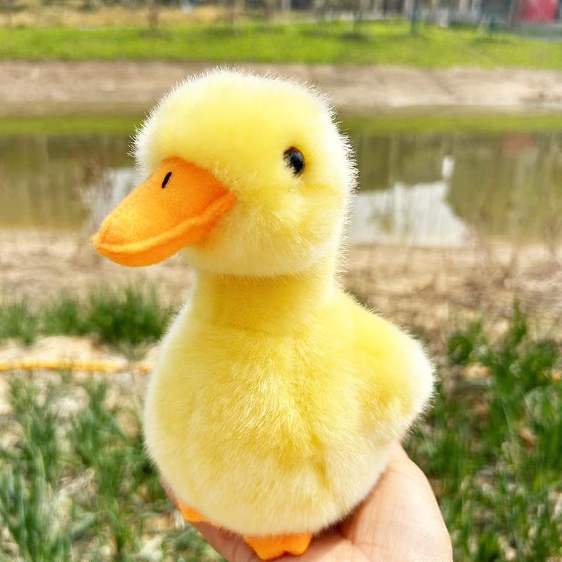 Yellow Chick Stuffed Animal Chicken White 17cm view 2
