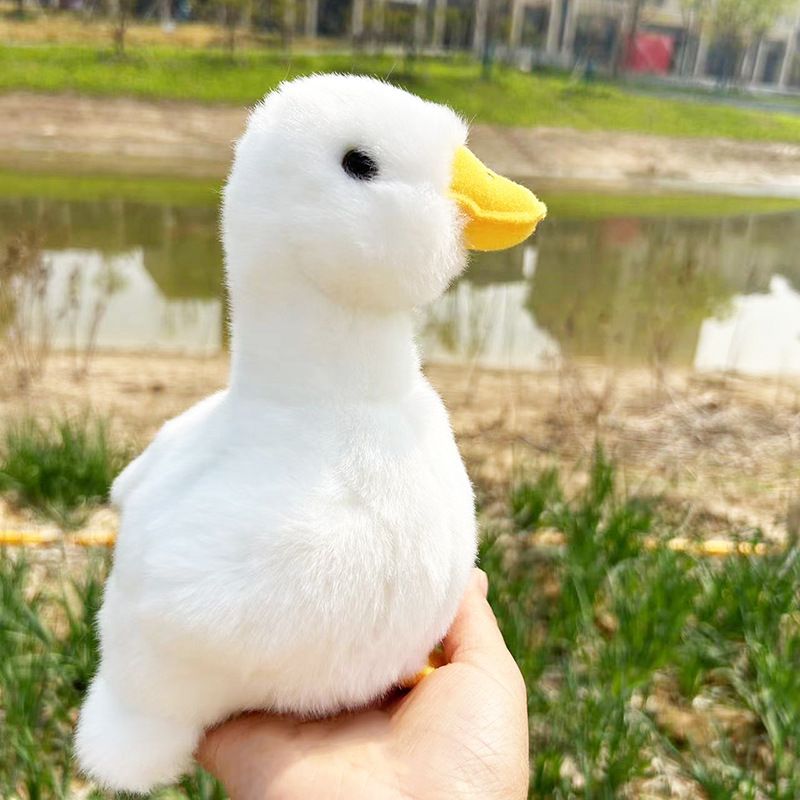 Yellow Chick Stuffed Animal Chicken White 17cm view 3