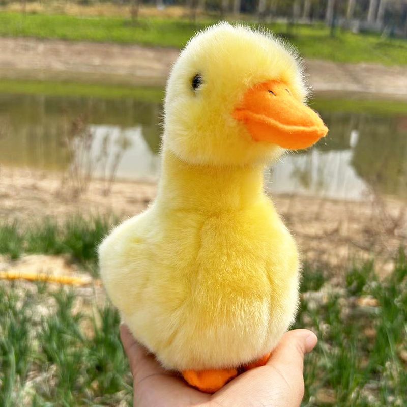 Yellow Chick Stuffed Animal Chicken White 17cm view 4