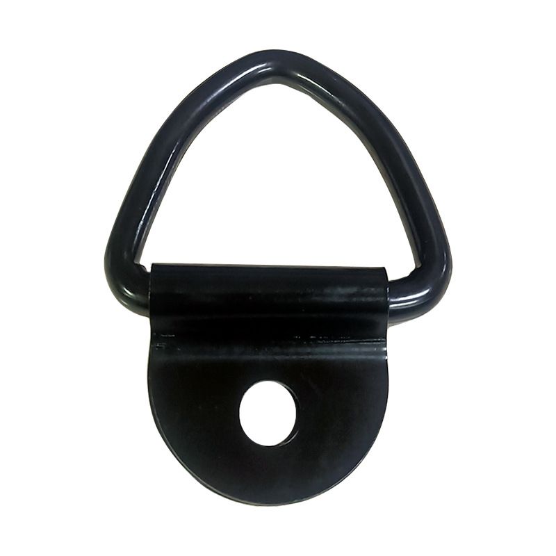 4 Pack Cargo Tie-Down Anchors Black Hook Bolt Anchor Point Lashing V-Ring view 2