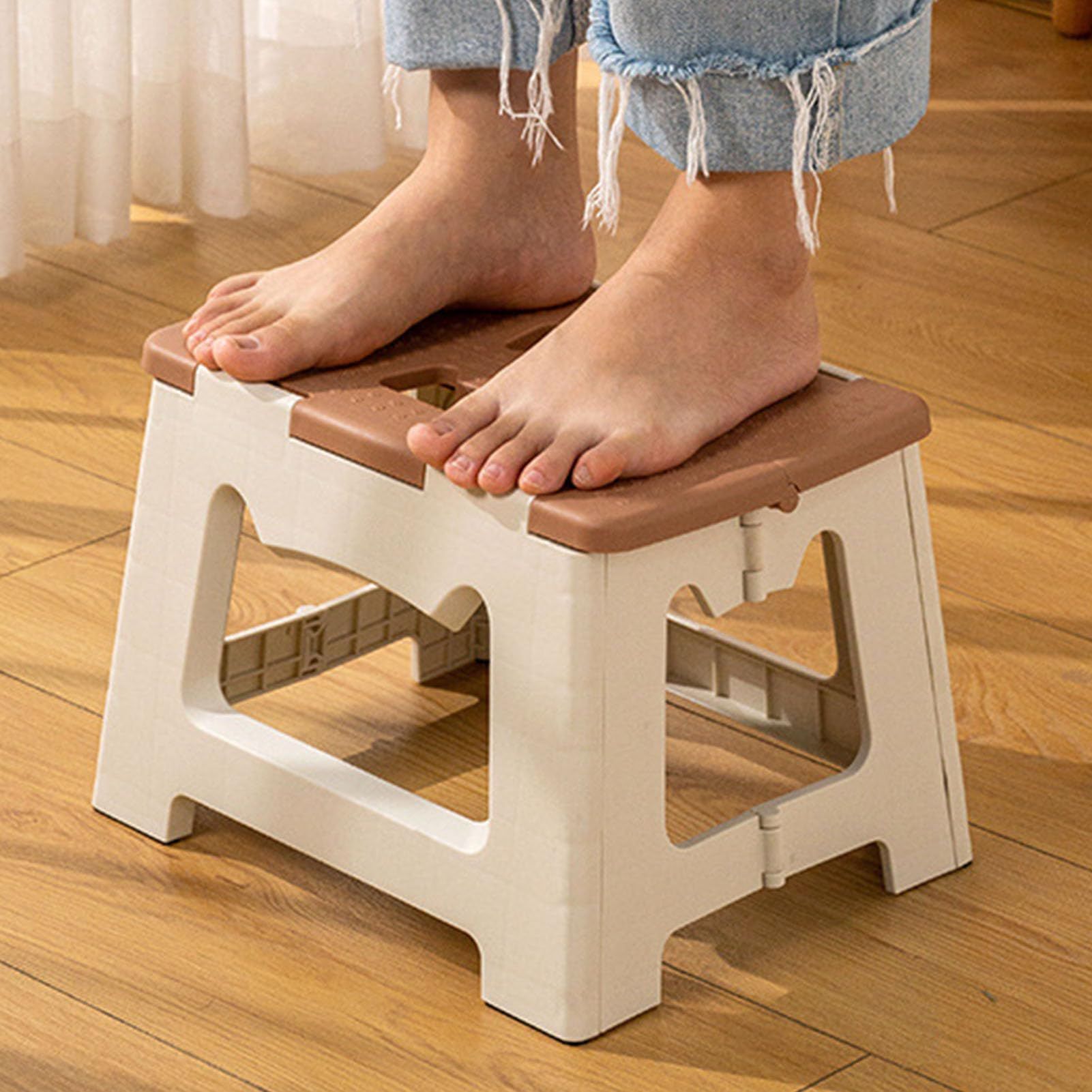 Collapsible Stool, Folding Chair Telescoping Camping Stool Folding Step Stool view 5