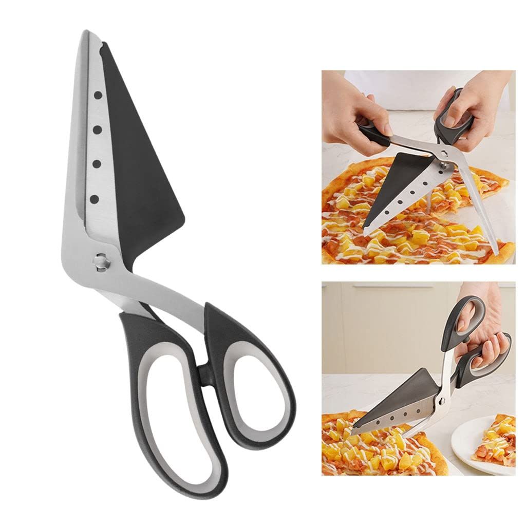 2 in 1 a Shovel Scissors Easy Cutting Durable Sturdy Removable Portable Baking view 3