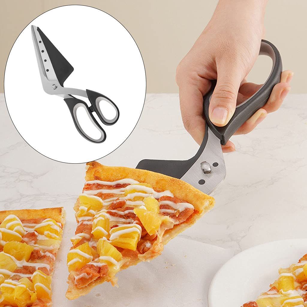 2 in 1 a Shovel Scissors Easy Cutting Durable Sturdy Removable Portable Baking view 5