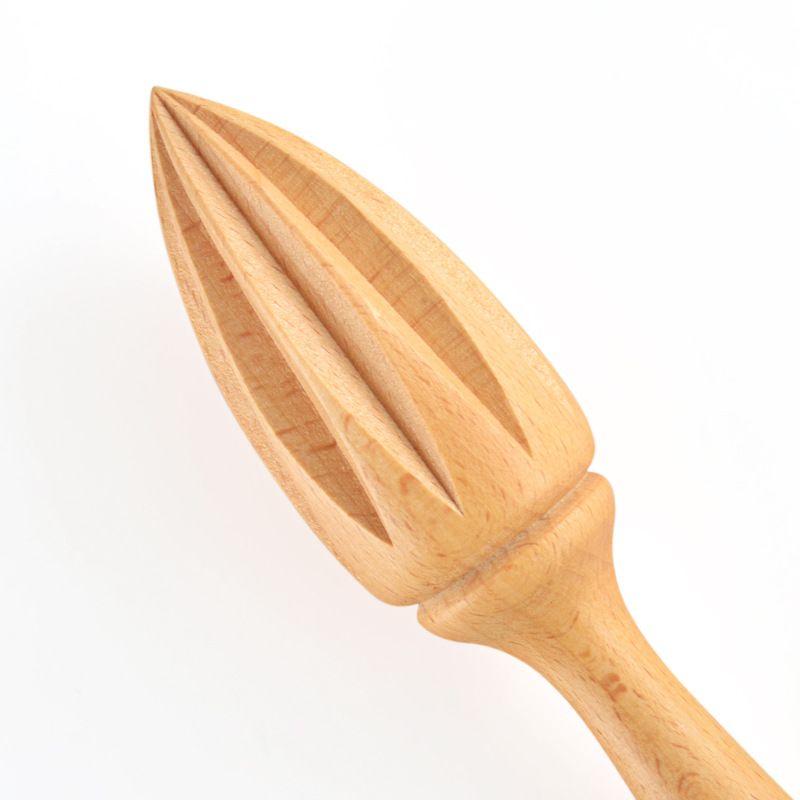 Wooden Citrus Reamer Lemon Hand Juicer Beech Wood Handheld Citrus Juicer Easy view 3