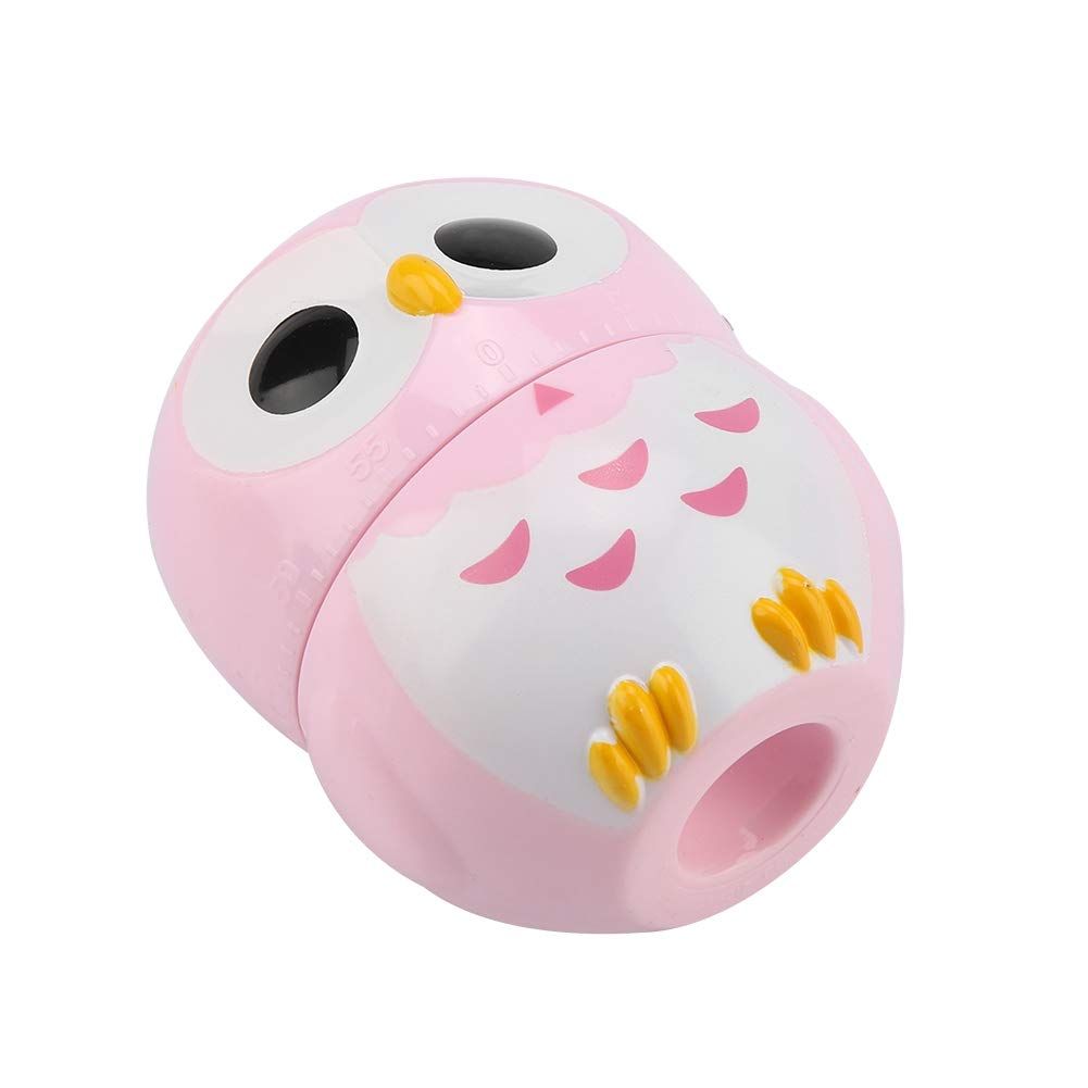Cute Kitchen Timer, Blue Owl Timer Cute Owl Kitchen Manual Timer Mechanical view 2
