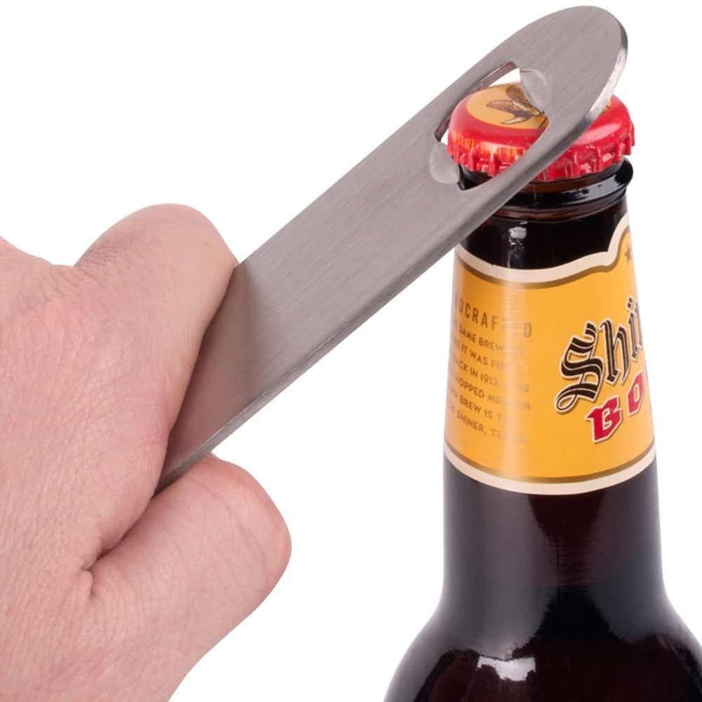 Heavy Duty Stainless Steel Flat Bottle Opener view 5