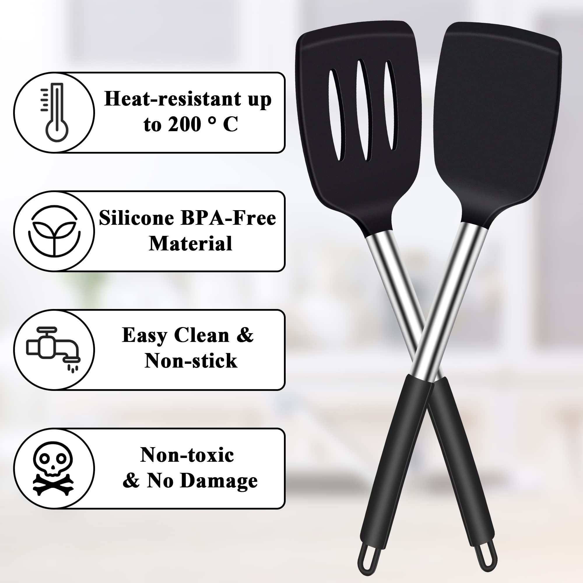 Solid Spatulas for Nonstick Cookware view 4
