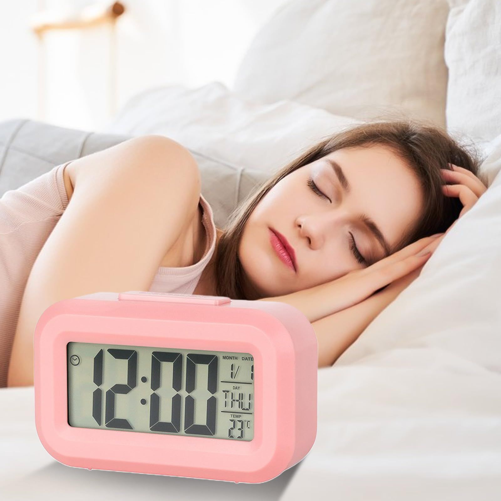 Lightweight Digital Electronic Clock Small Portable Clock Suitable for view 2