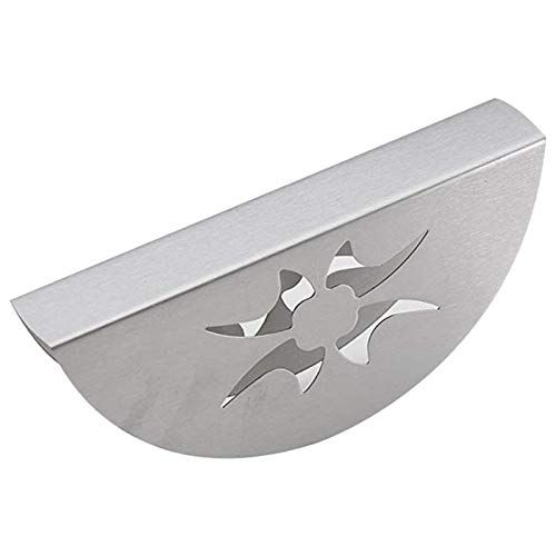 Paper Towel Holder Stainless Steel Napkin Holder Fanshaped Organizer Container view 3