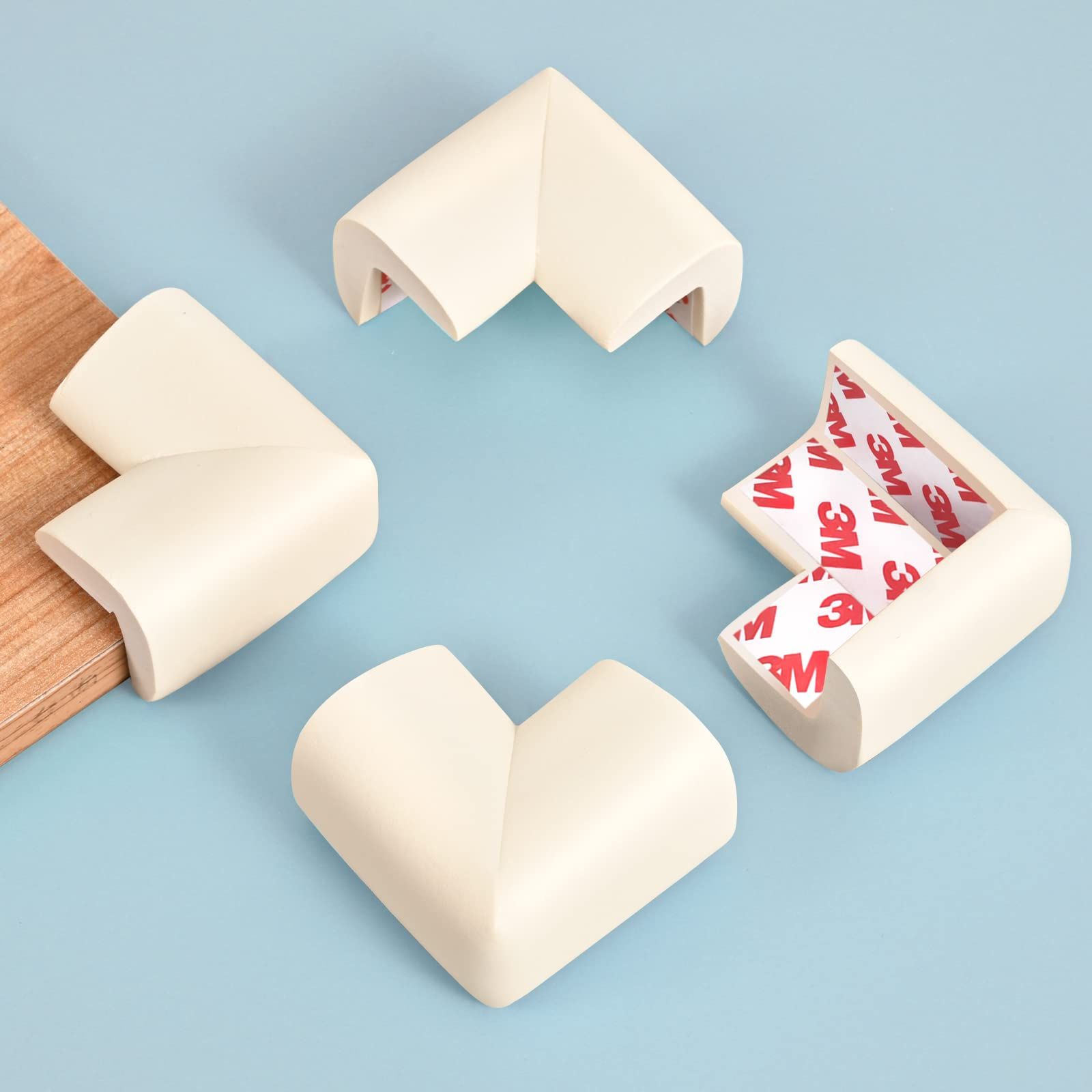 Soft Corner Protector,Corner Bumpers for Furniture, Corner Proofing for Baby view 2