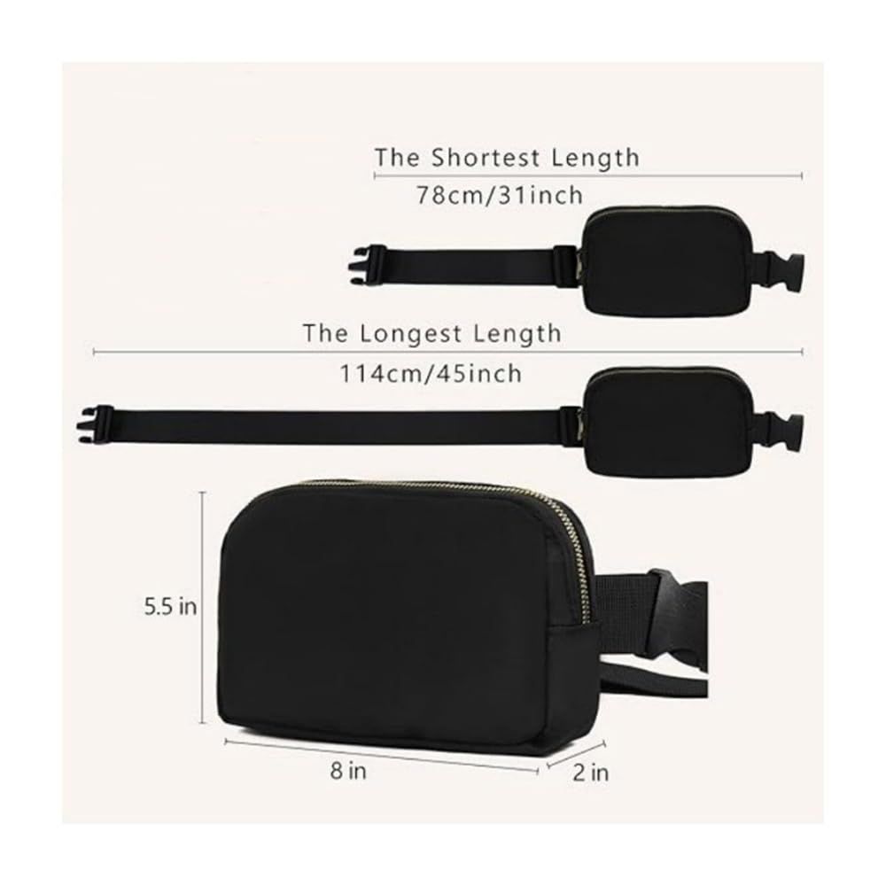 Belt Bag Waist Pack Crossbody Bags Bum Bag for Running Hiking Travel Workout view 3