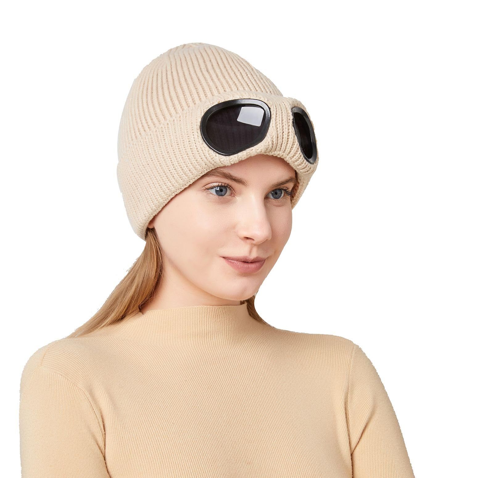 Unisex Wool Knitted, Warm Winter Stylish Hat Outdoor Sports Cap Women's view 5