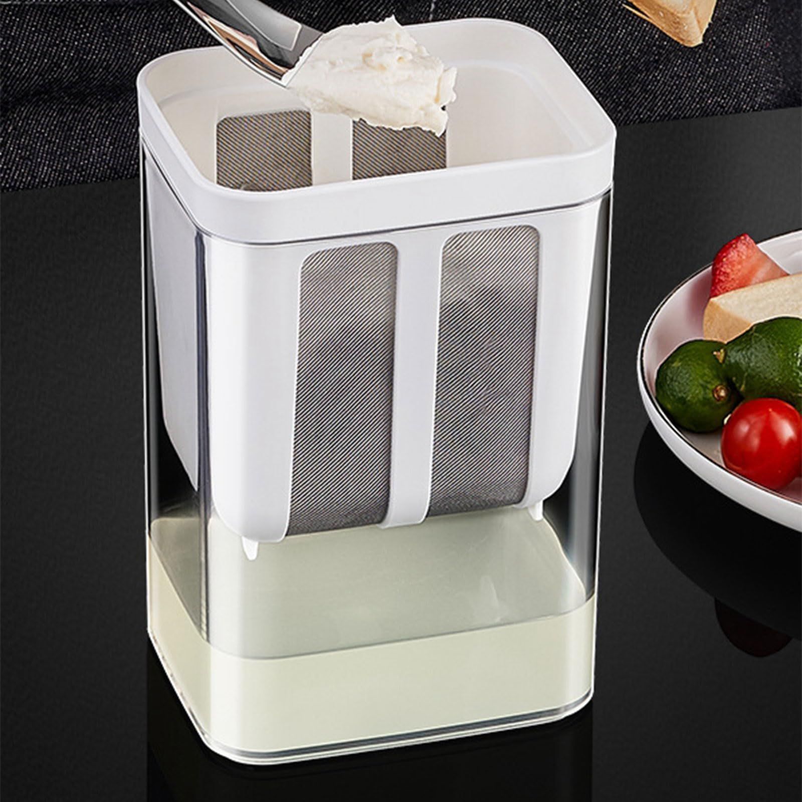 Yogurts Filter Reusable Yogurts Strainers Milk Yogurts Separator Cup With Mesh view 2