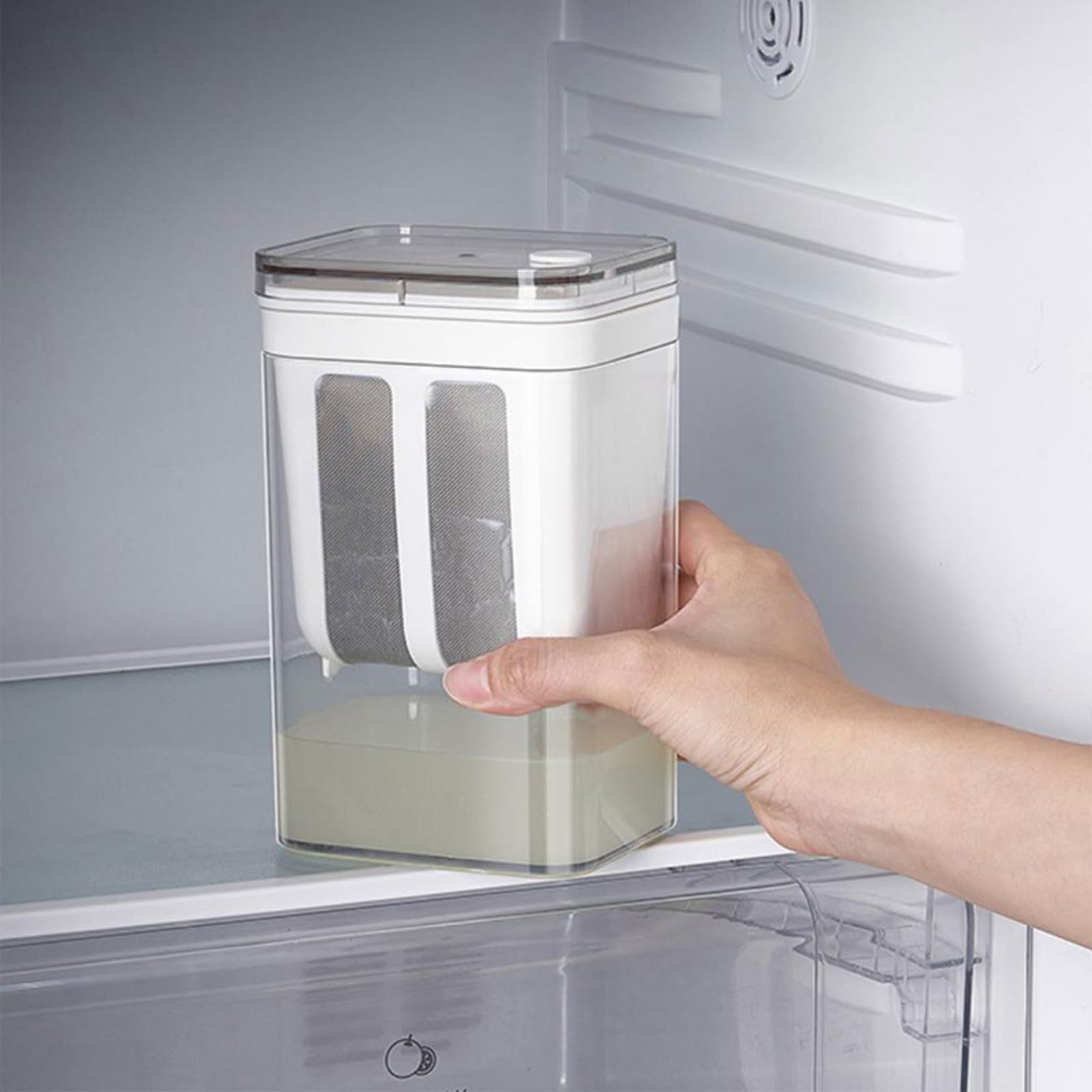 Yogurts Filter Reusable Yogurts Strainers Milk Yogurts Separator Cup With Mesh view 3