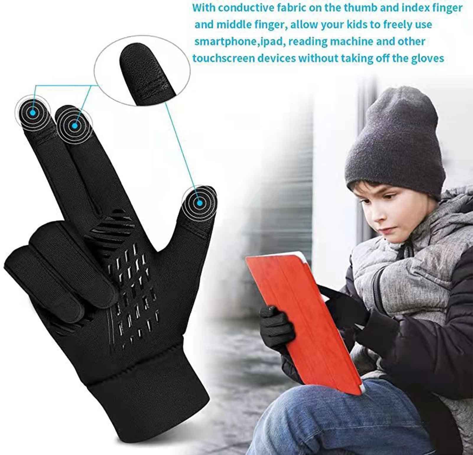 Winter Thicken Thermal Gloves Lightweight Anti-Slip Touch Screen Gloves view 5